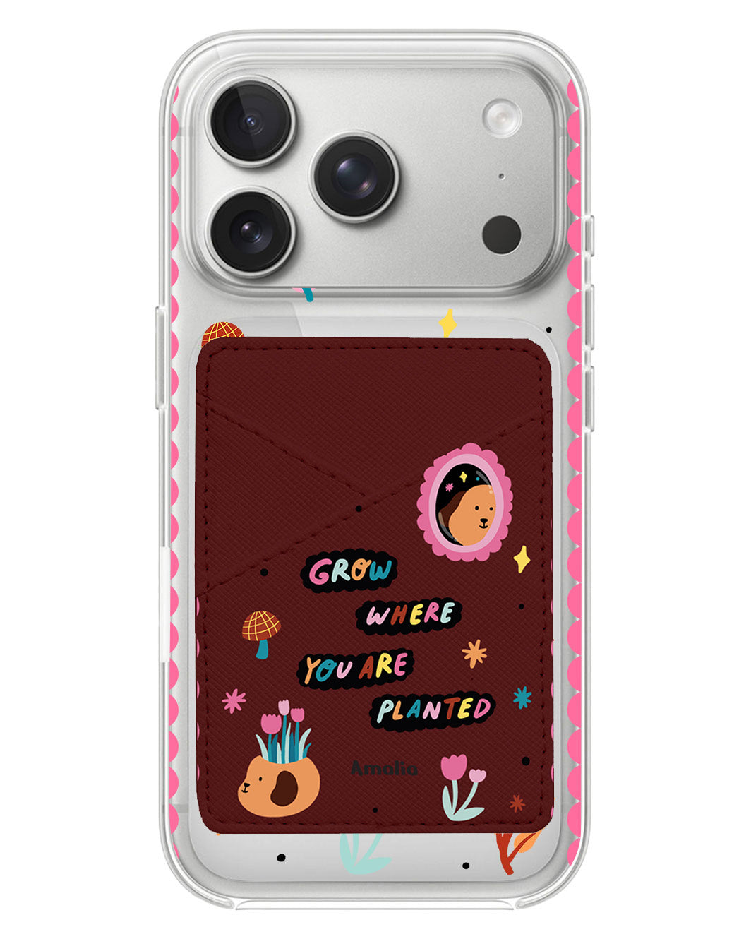 iPhone Phone Wallet Case - Grow Where You Are Planted