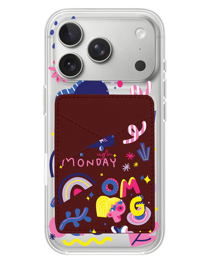 iPhone Phone Wallet Case - Monday, My Day
