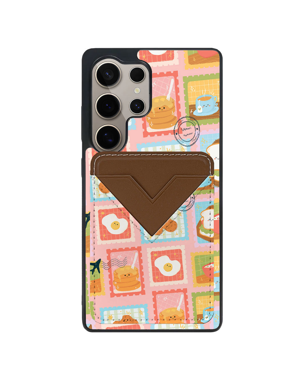 Android Avant Wallet Case - Breakfast Menu Stamps