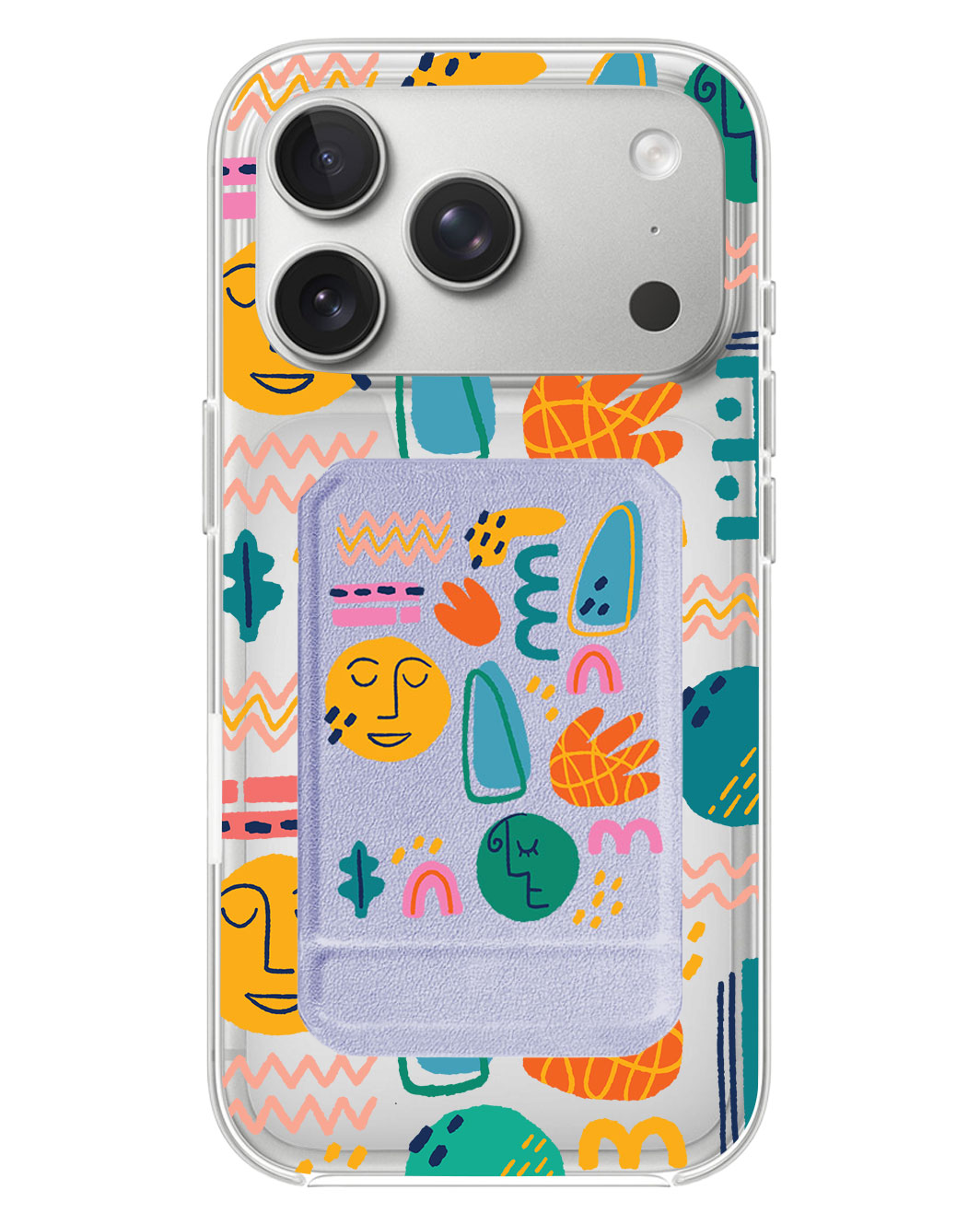 iPhone Magnetic Multifold Wallet - Silent Art