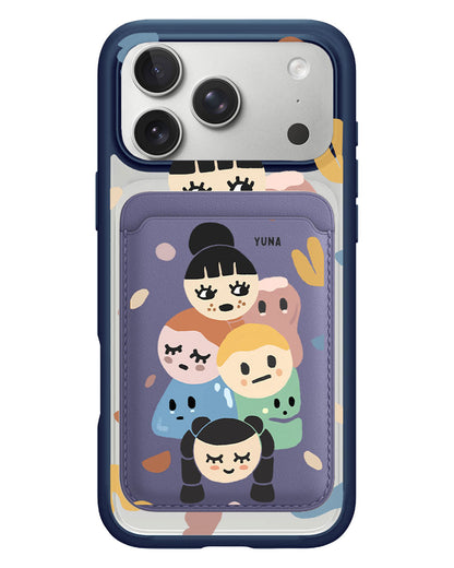 iPhone Magnetic Wallet Case - Doodle 1