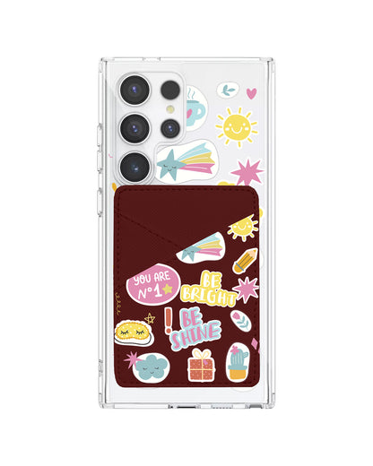 Android Phone Wallet Case - Self Love Sticker pack 3.0