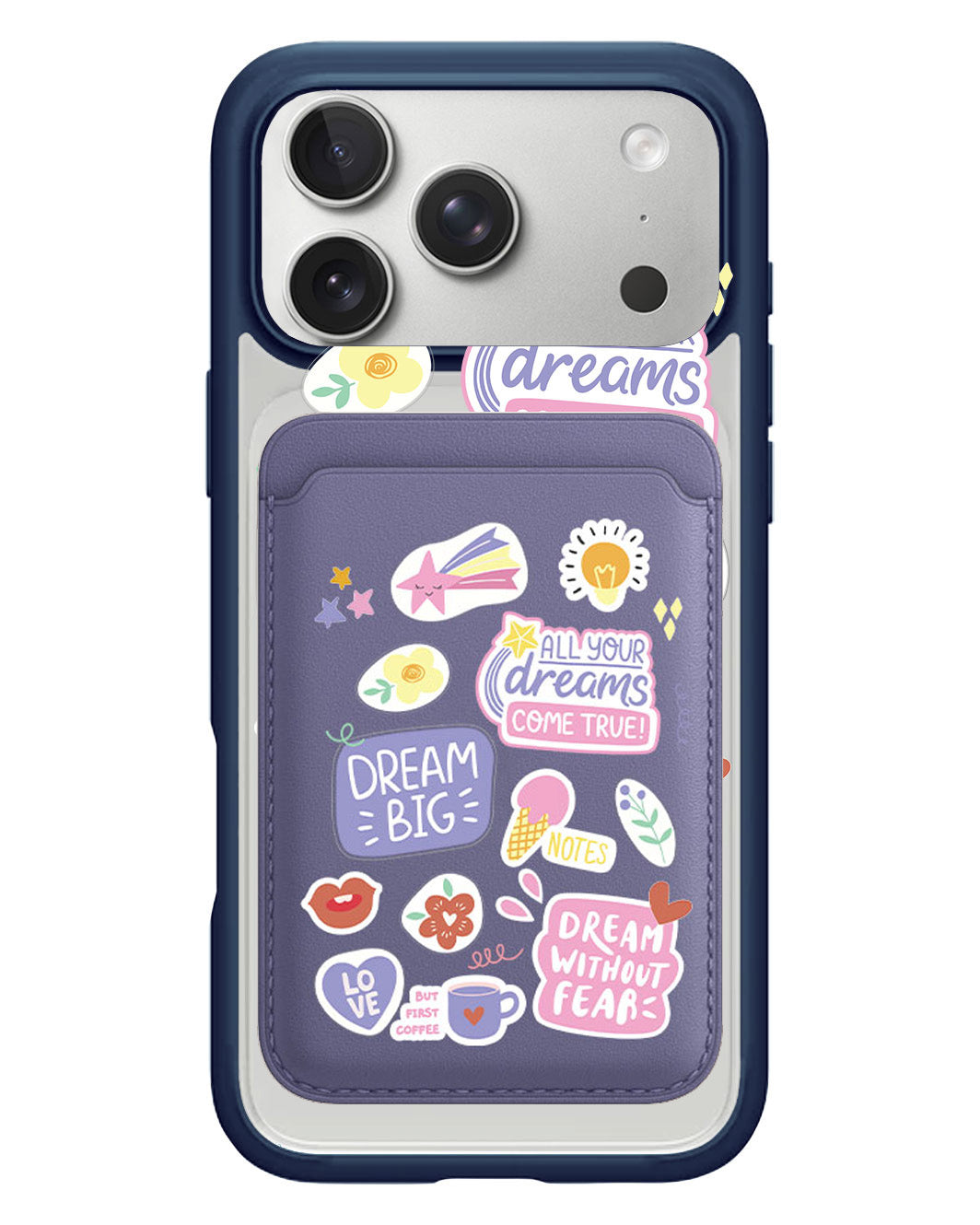iPhone Magnetic Wallet Case - Dream Sticker Pack