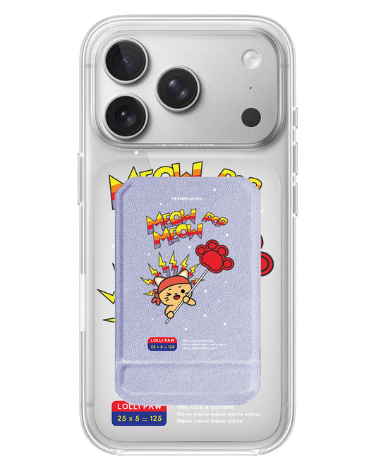 iPhone Magnetic Multifold Wallet - Meow Pop 1.0