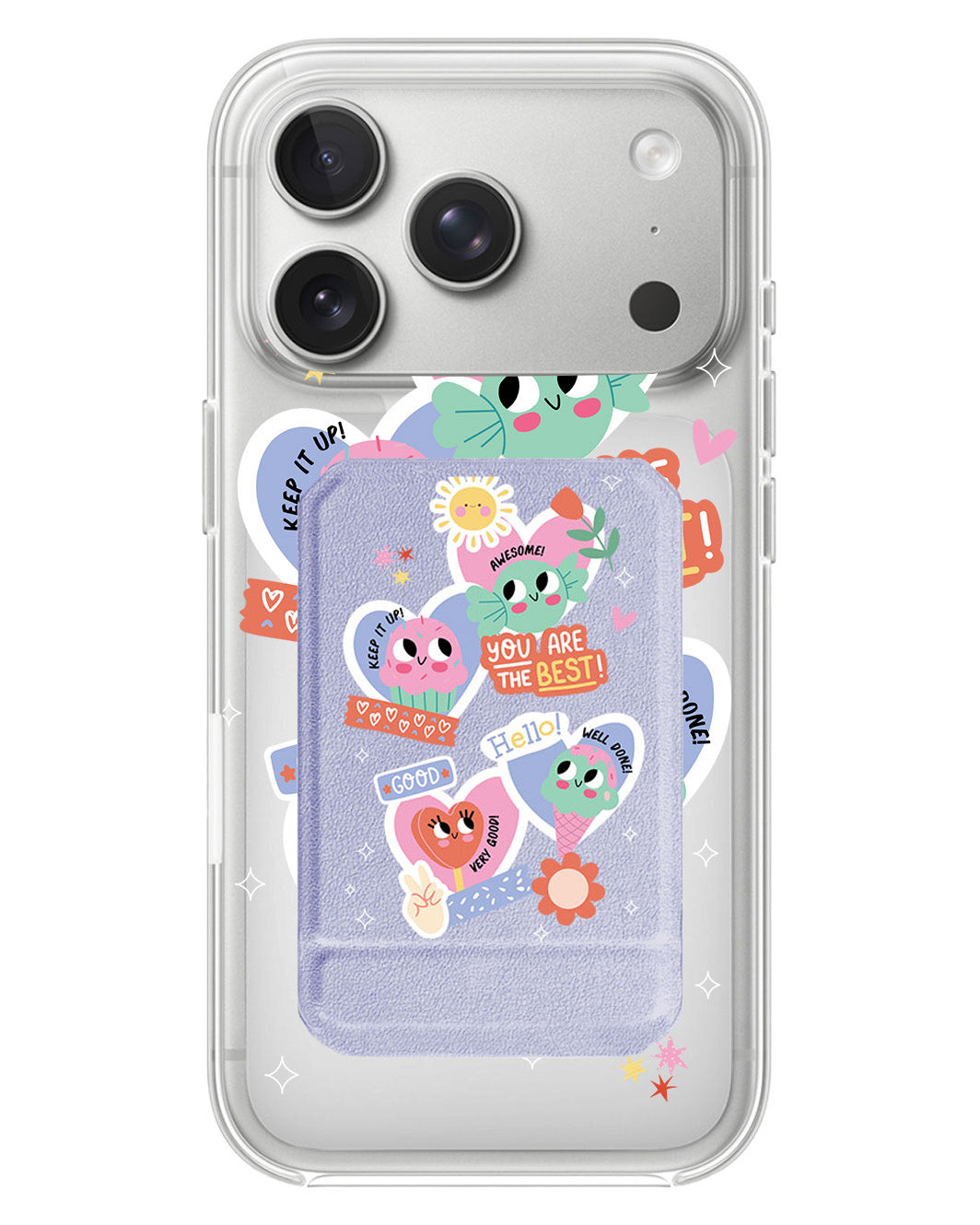 iPhone Magnetic Multifold Wallet - Dessert Party
