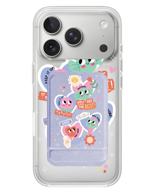 iPhone Magnetic Multifold Wallet - Dessert Party