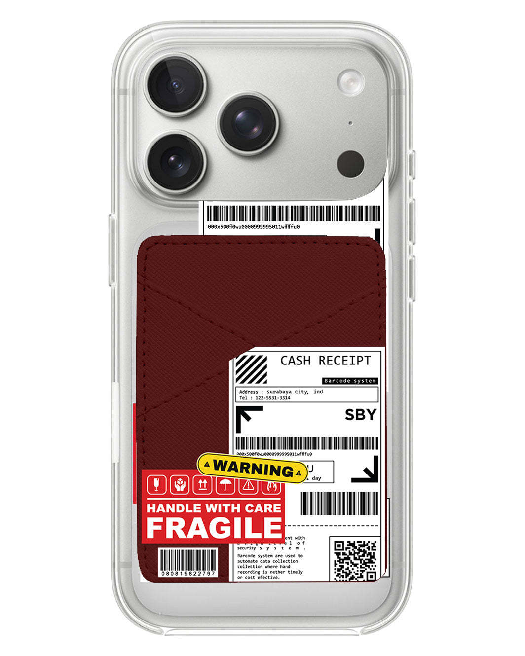 iPhone Phone Wallet Case - Shipping Label