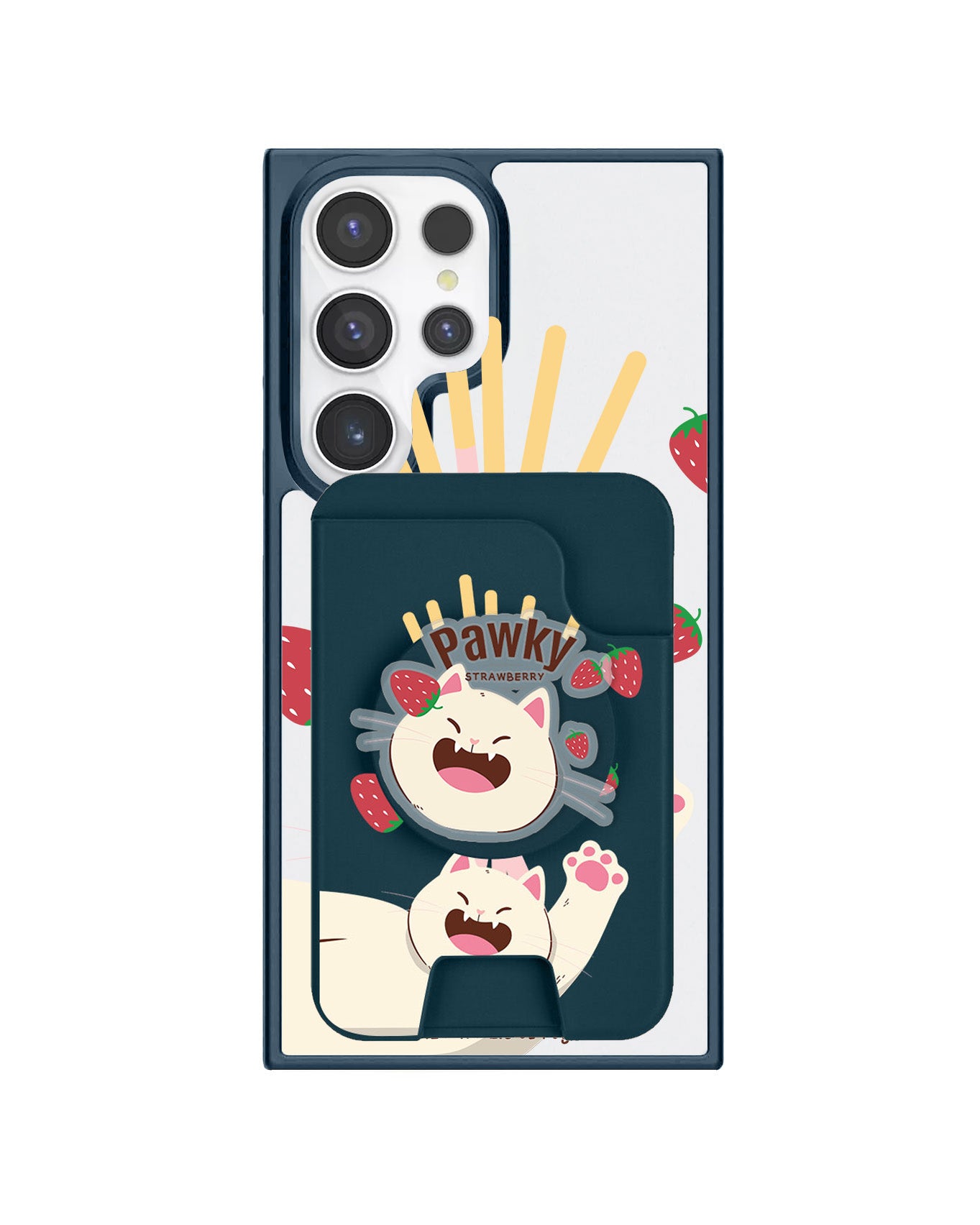 Android Magpop Wallet - Pawky Cat