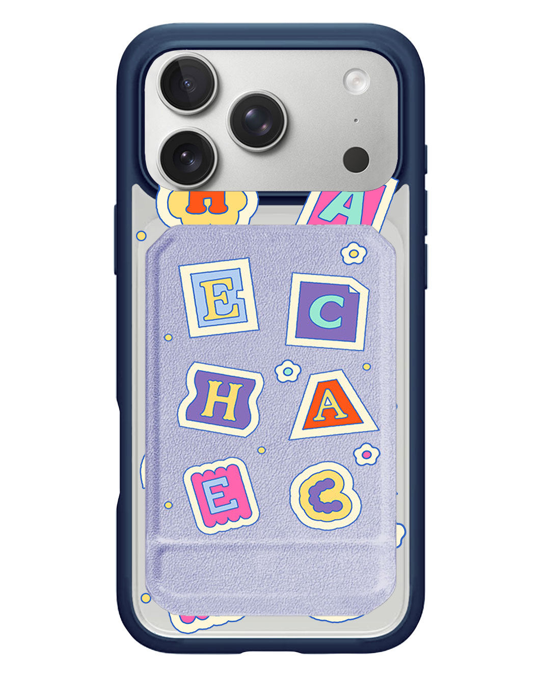 iPhone Magnetic Multifold Wallet - Adorable Monogram 3.0