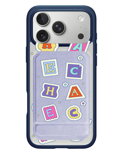 iPhone Magnetic Multifold Wallet - Adorable Monogram 3.0