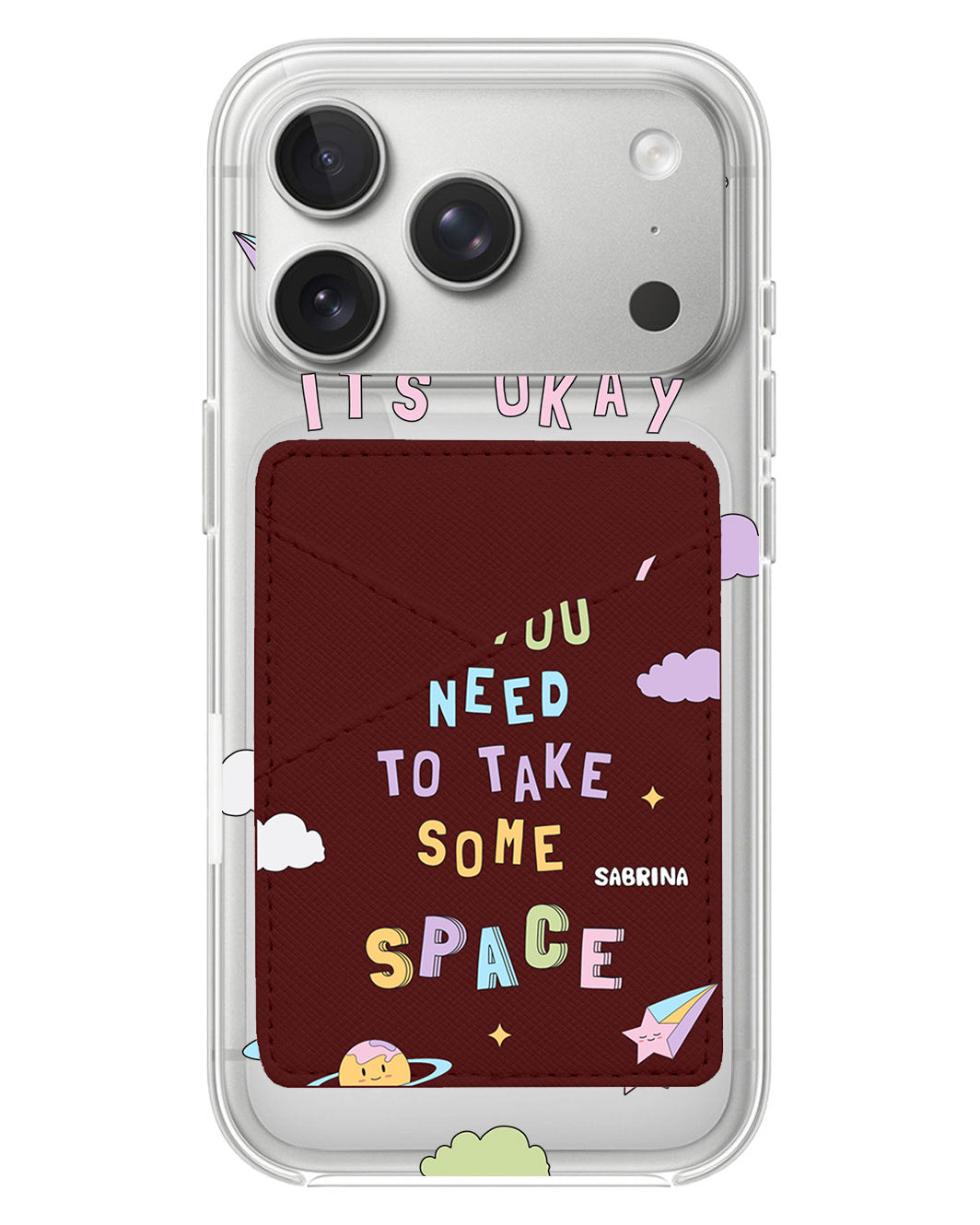 iPhone Phone Wallet Case - Space