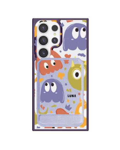 Android Magnetic Multifold Wallet - Cute Monster 1.0