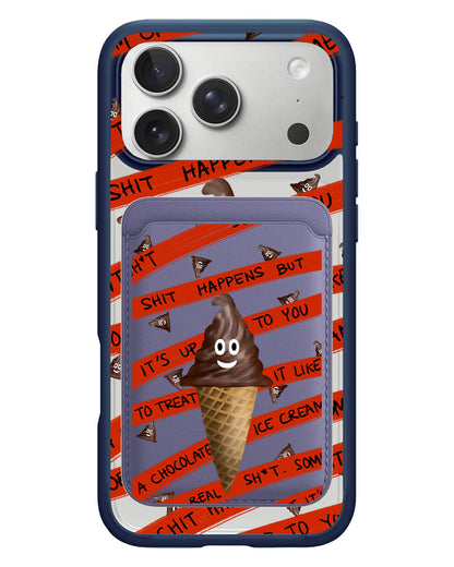 iPhone Magnetic Wallet Case - Oh.. Sh*t Happens