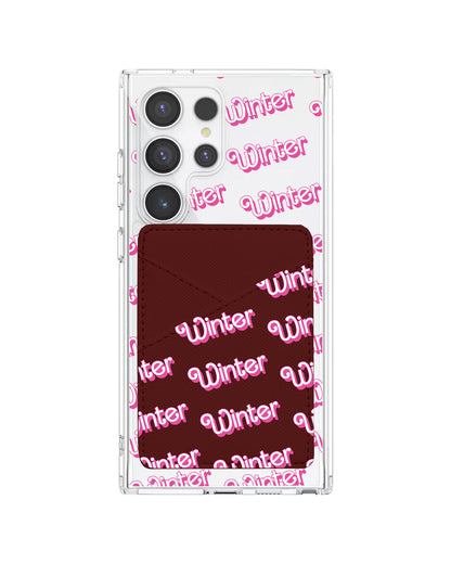 Android Phone Wallet Case - Barbie Monogram