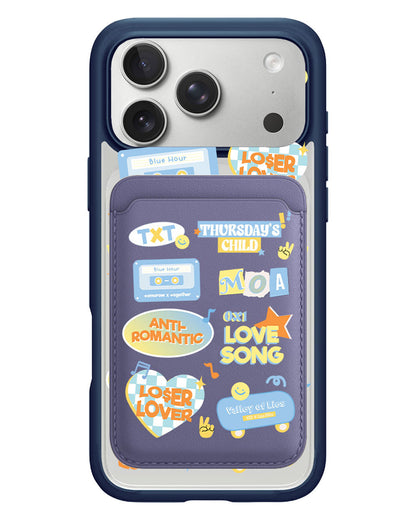 iPhone Magnetic Wallet Case - TXT Sticker Pack