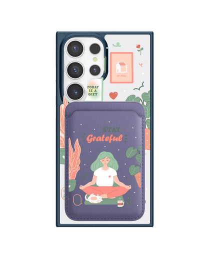 Android Magnetic Wallet Case - Grateful