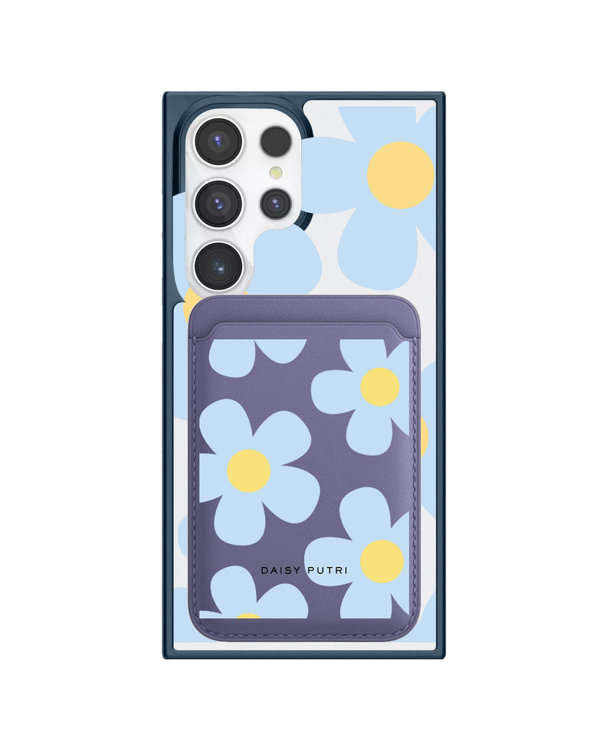 Android Magnetic Wallet Case - Daisy Garland