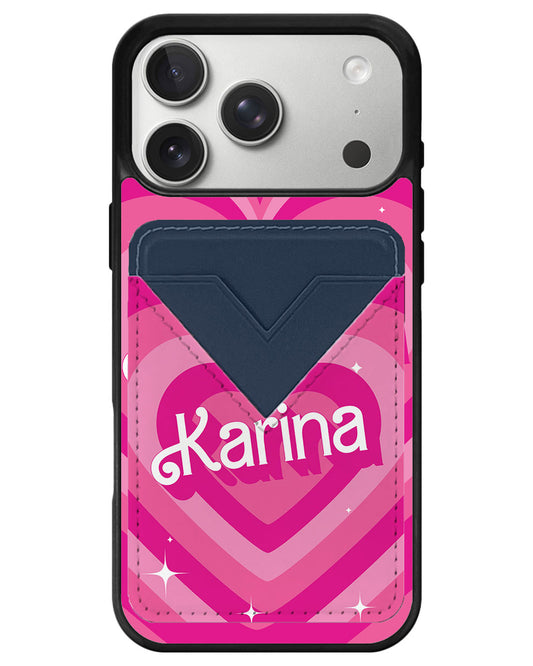 iPhone Avant Wallet Case - Barbie Love Pattern