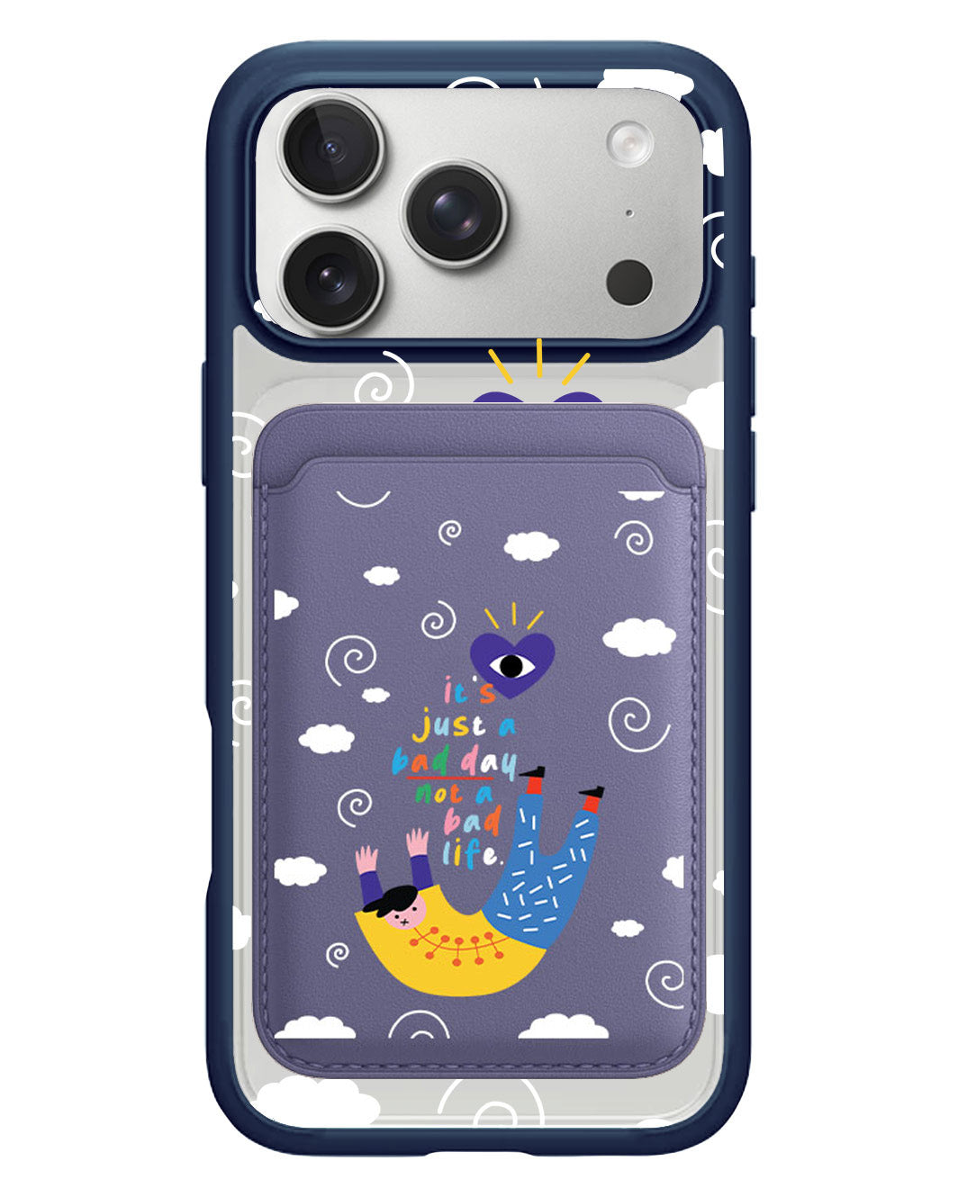 iPhone Magnetic Wallet Case - Bad Day