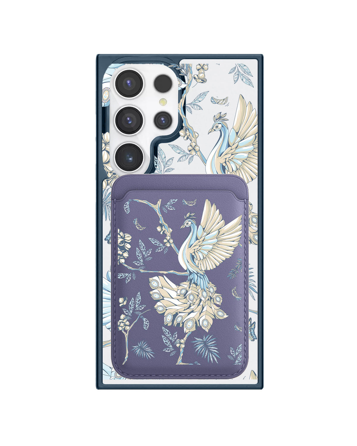 Android Magnetic Wallet Case - Peacock 5.0