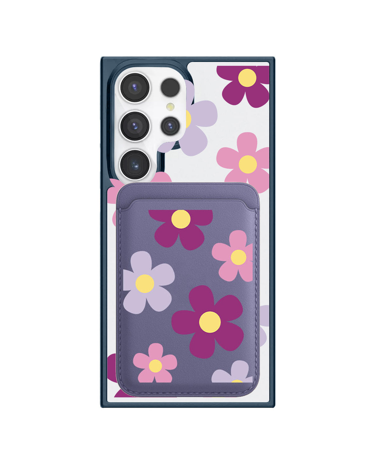 Android Magnetic Wallet Case - Daisy Paradise