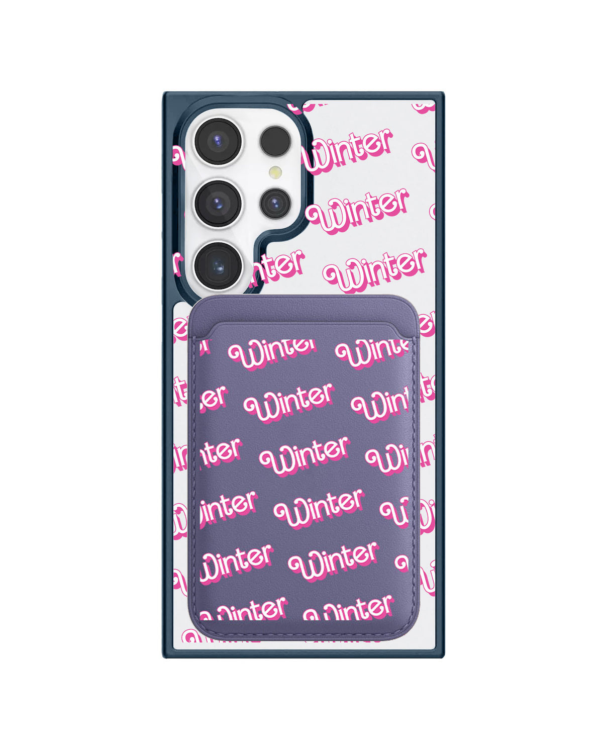Android Magnetic Wallet Case - Barbie Monogram