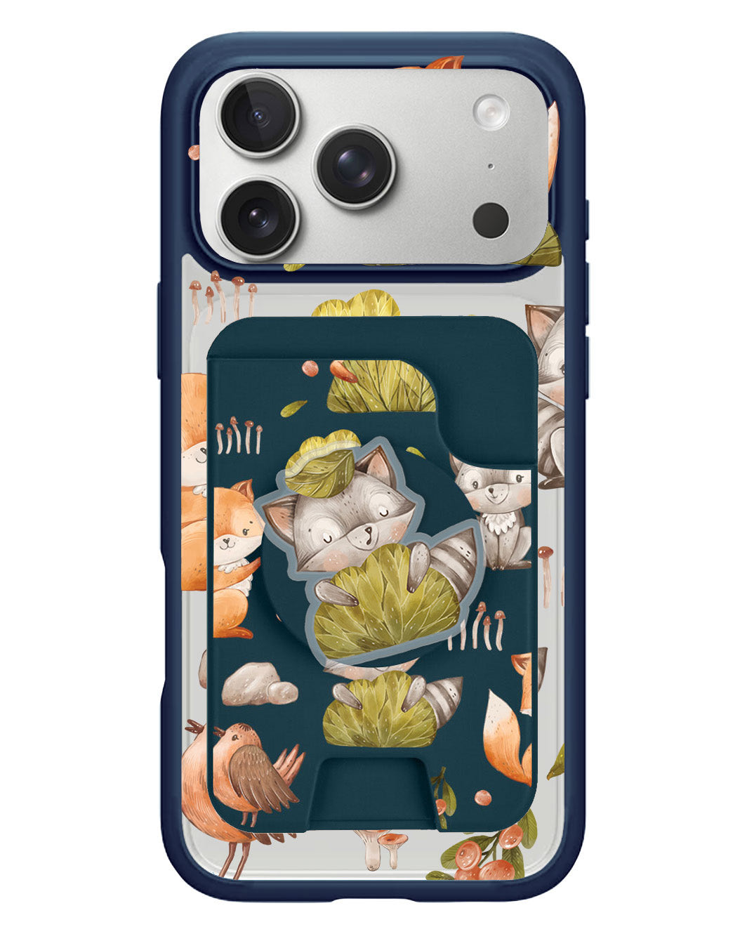 iPhone Magpop Wallet - Racoon And Friends