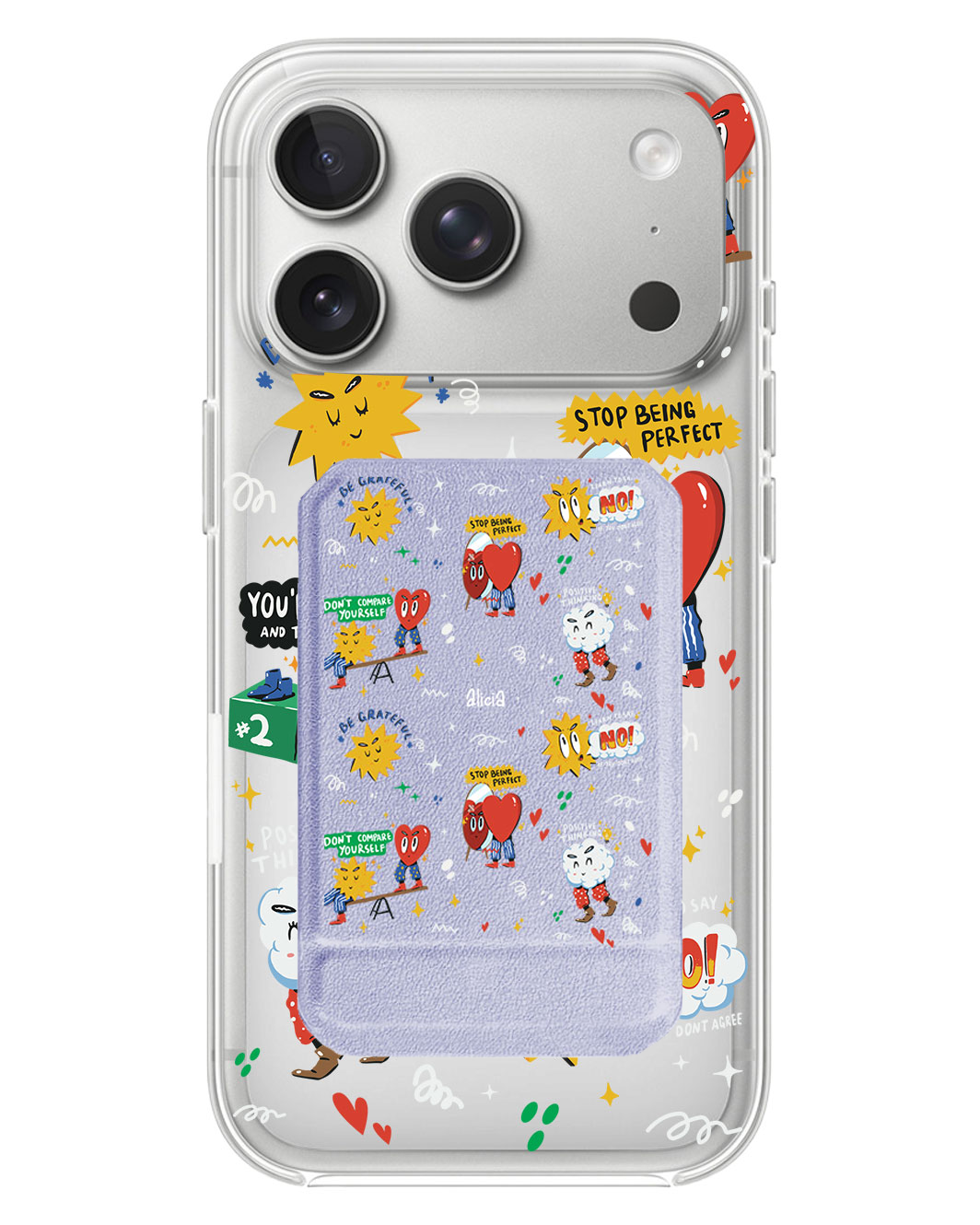 iPhone Magnetic Multifold Wallet - Selfless Love 2.0