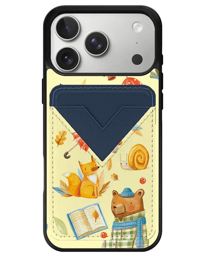 iPhone Avant Wallet Case - Bear & Fox