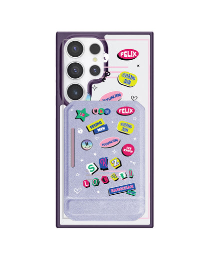 Android Magnetic Multifold Wallet - Stray Kids Locker