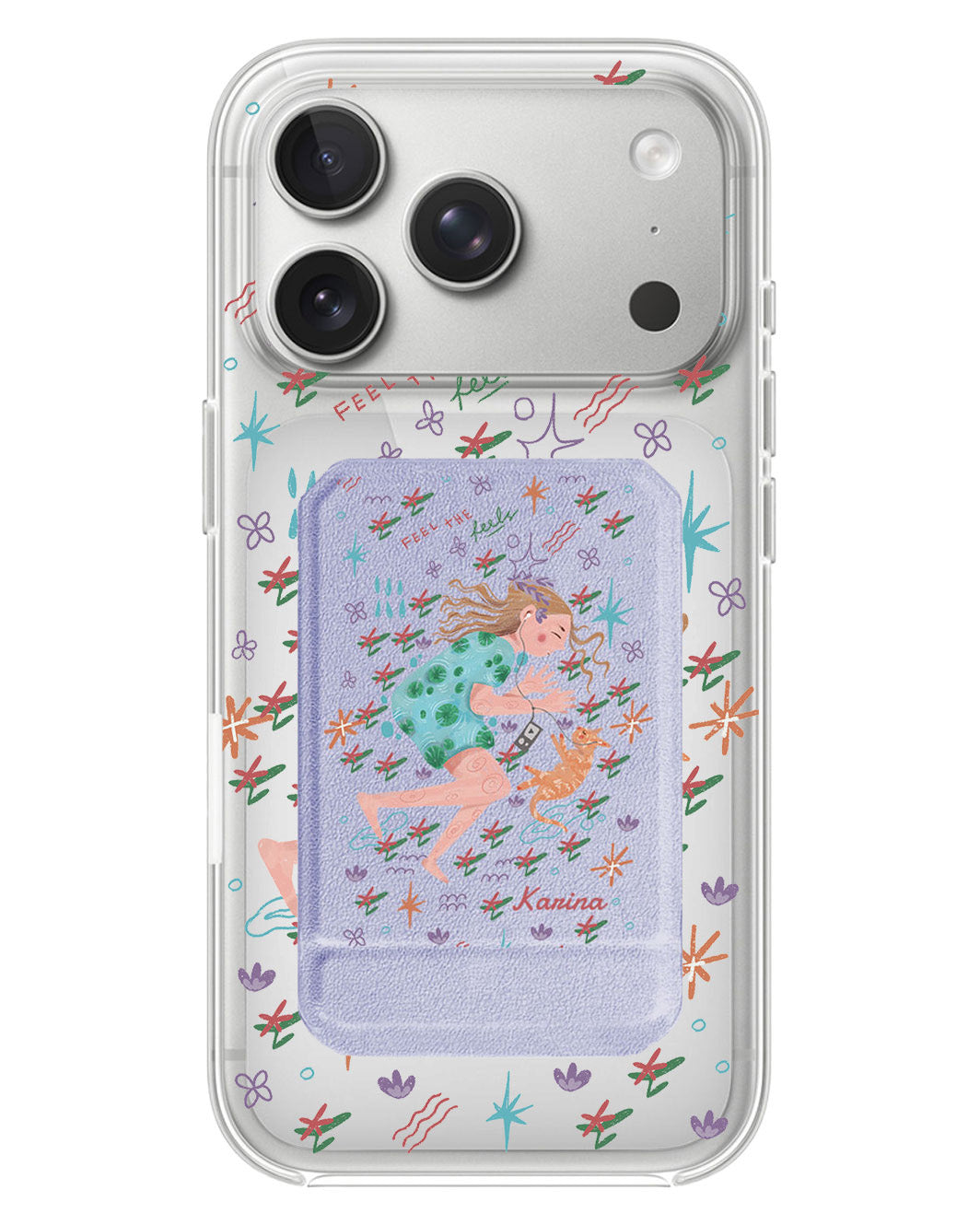 iPhone Magnetic Multifold Wallet - Feel the feels