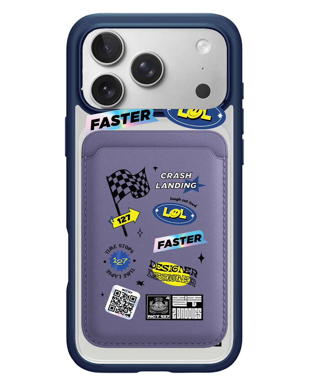 iPhone Magnetic Wallet Case - NCT127 Sticker Pack