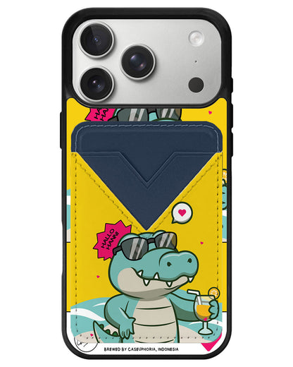 iPhone Avant Wallet Case - Cap Buaya