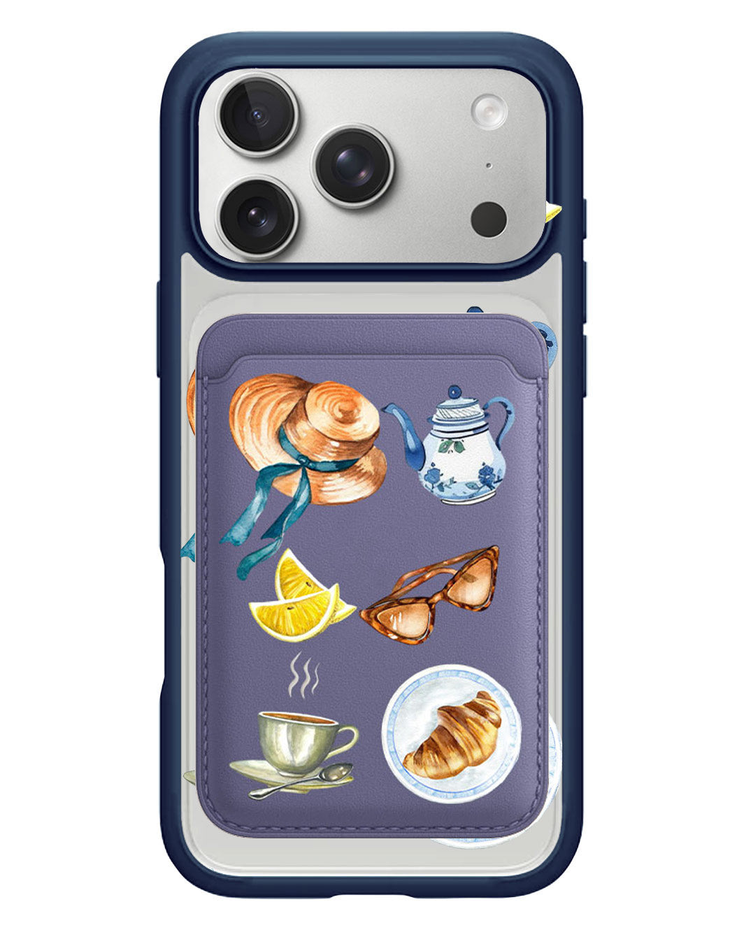 iPhone Magnetic Wallet Case - Afternoon Tea