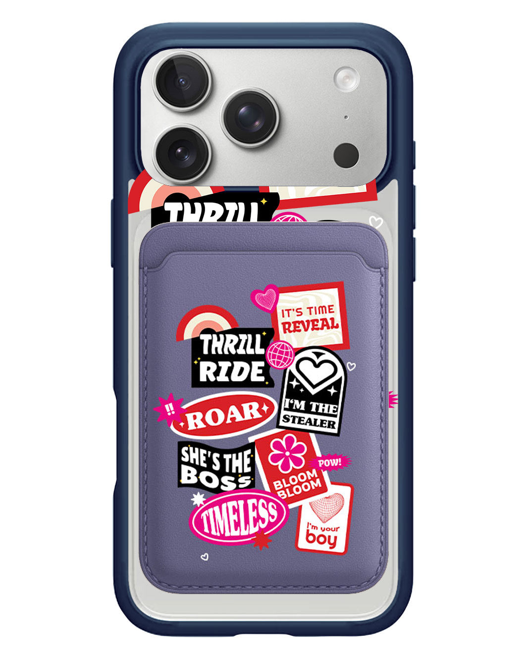 iPhone Magnetic Wallet Case - The Boyz Song Sticker Pack