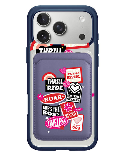 iPhone Magnetic Wallet Case - The Boyz Song Sticker Pack