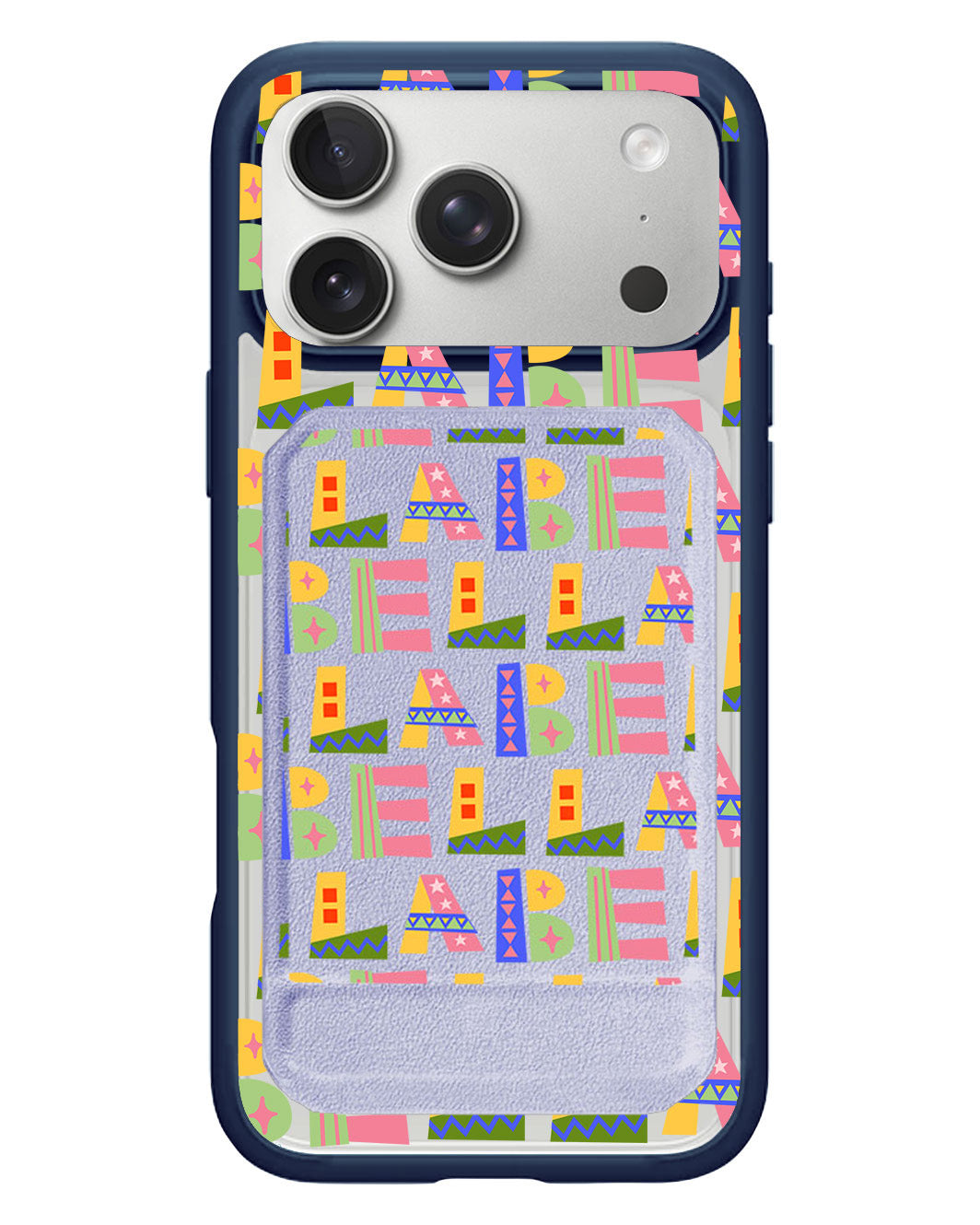iPhone Magnetic Multifold Wallet - Playful Monogram 5.0