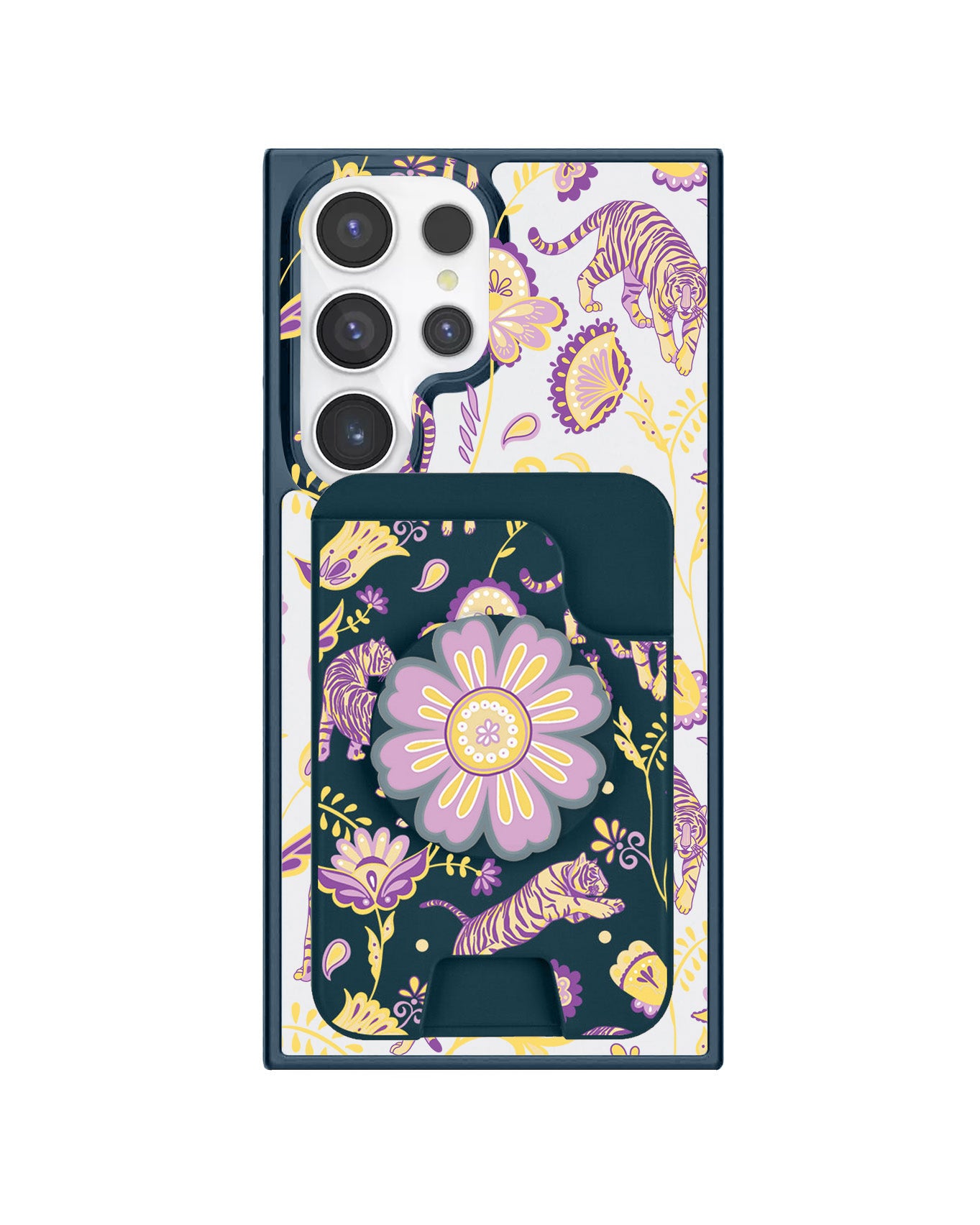 Android Magpop Wallet - Tiger & Floral 4.0