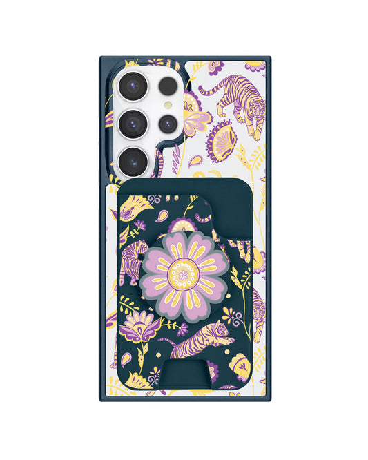 Android Magpop Wallet - Tiger & Floral 4.0
