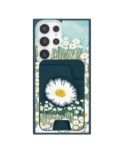 Android Magpop Wallet - Oil Painting Daisy