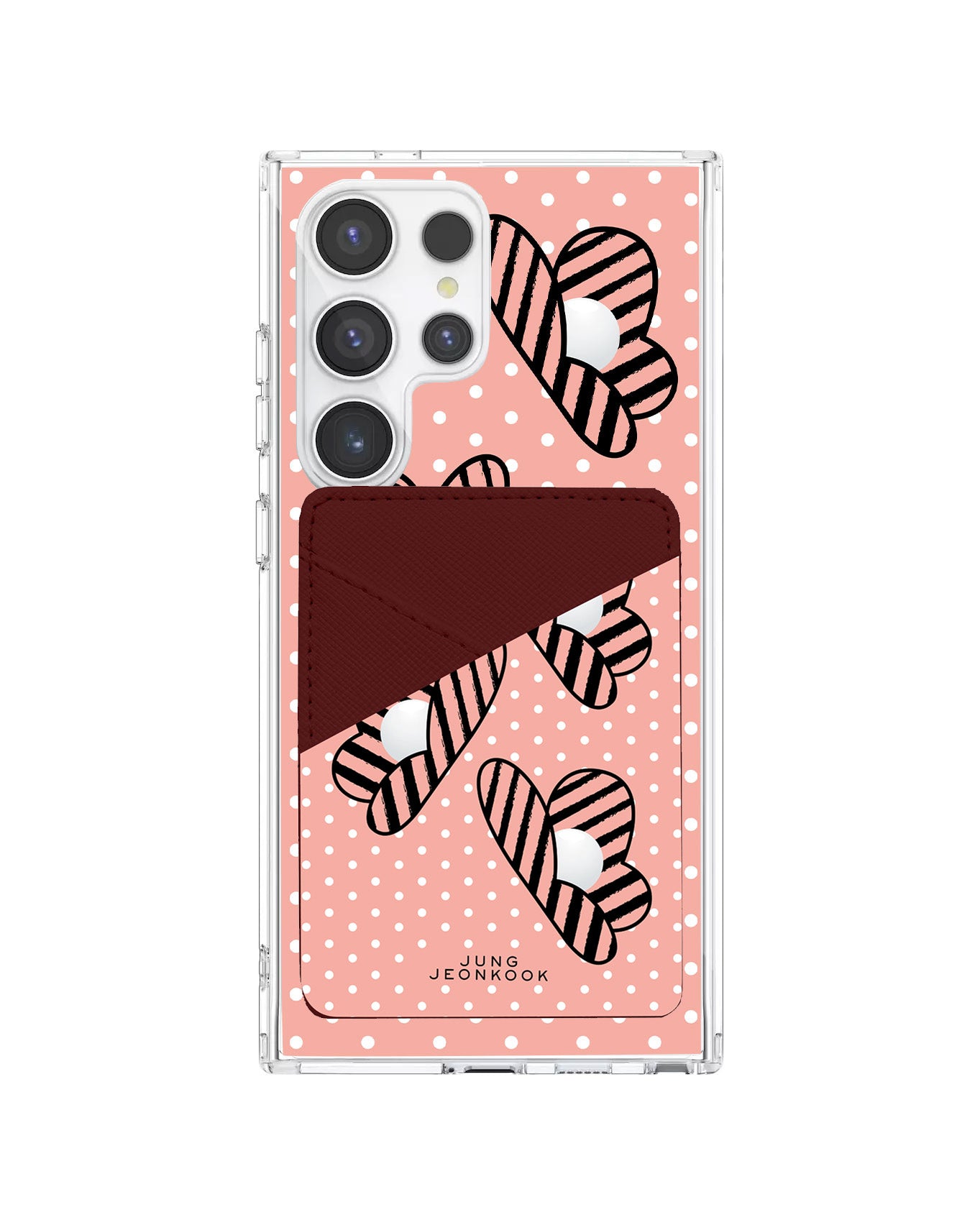 Android Phone Wallet Case - Pink Honey