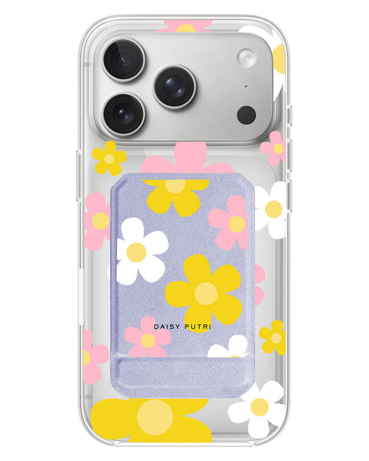 iPhone Magnetic Multifold Wallet - Daisy Fresh