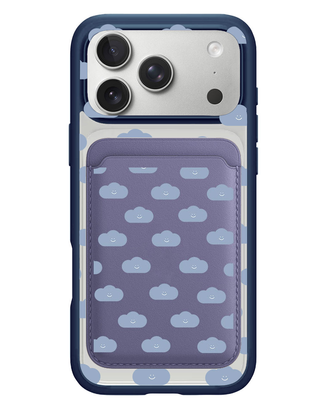 iPhone Magnetic Wallet Case - Dark Cloud