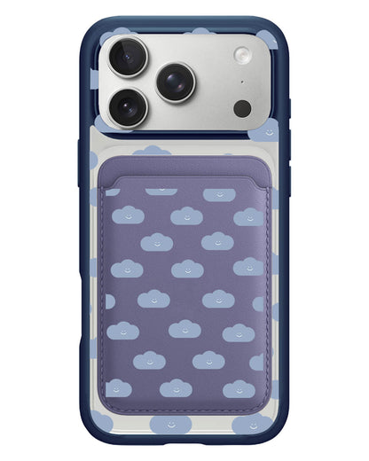 iPhone Magnetic Wallet Case - Dark Cloud