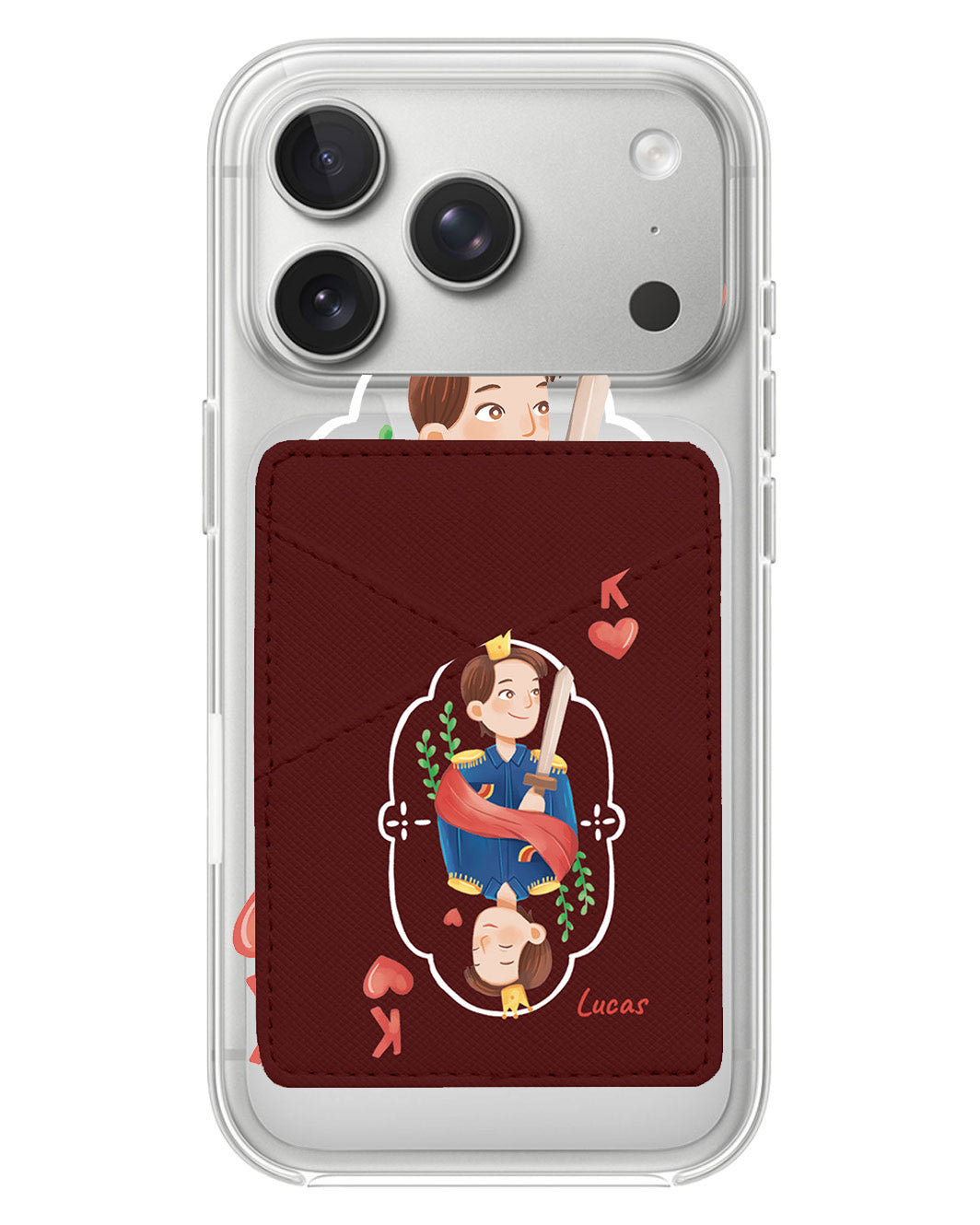 iPhone Phone Wallet Case - King