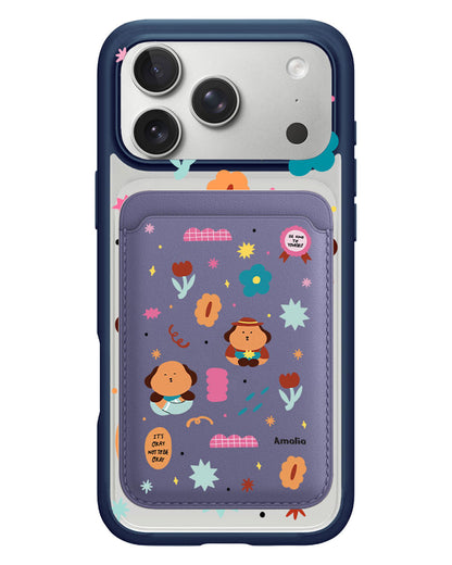 iPhone Magnetic Wallet Case - Selflove Garden
