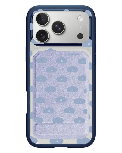 iPhone Magnetic Multifold Wallet - Dark Cloud
