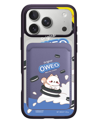 iPhone Magnetic Wallet Case - Oweo Dog