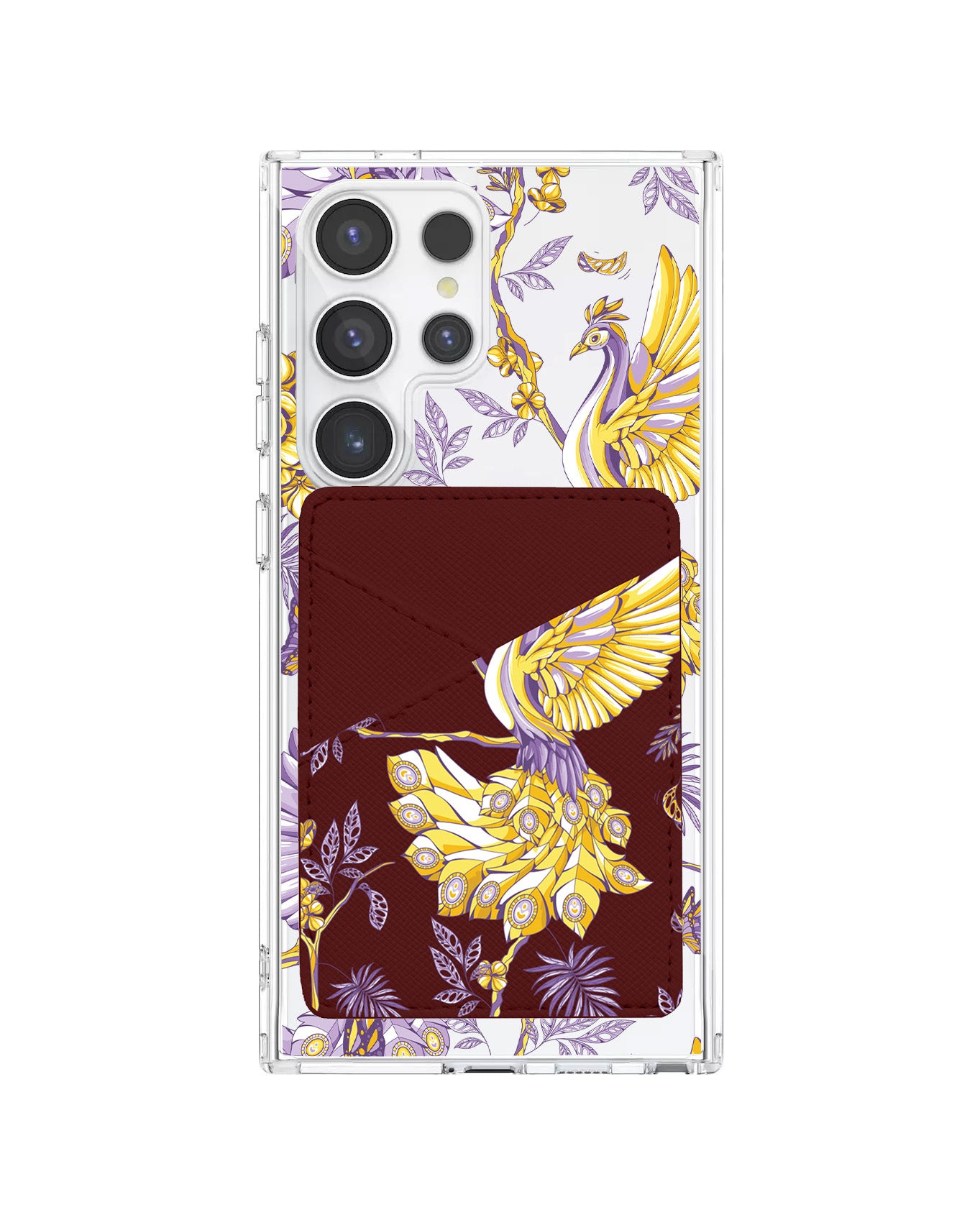 Android Phone Wallet Case - Peacock 3.0