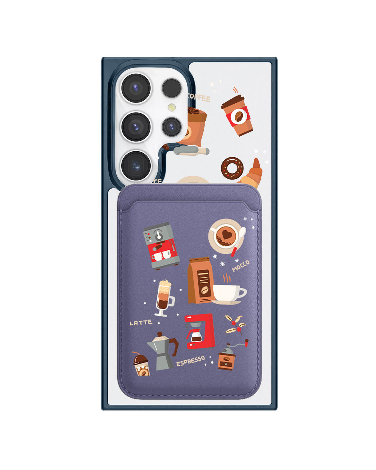 Android Magnetic Wallet Case - Barista